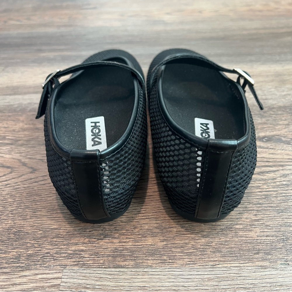 Top Moda Mary Jane Flats Size 7.5 Black Mesh Buckle Ballet Shoes Feminine Casual - Picture 4 of 7